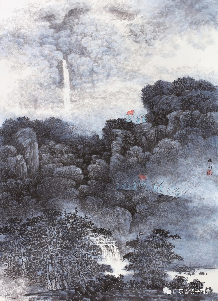 缅怀革命先烈 弘扬苏区革命精神 "茂芝会议"召开92周年美术展在潮州举行