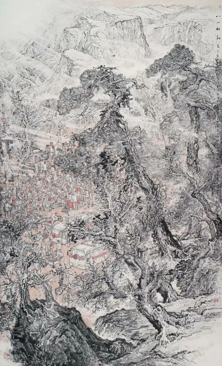 缅怀革命先烈 弘扬苏区革命精神-纪念“茂芝会议”95周年美术作品线上展