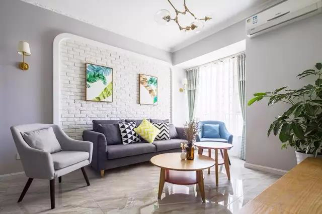 74平小清新北欧风二居室，真的好爱这么素雅的小户型！