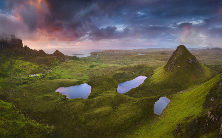 苏格兰天空岛清新风景