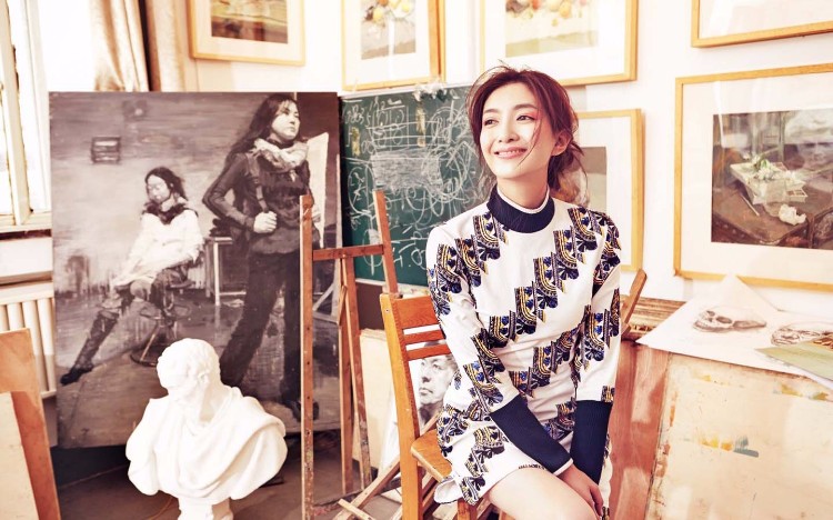 江疏影文艺写真