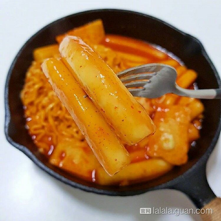 让人口水直流的韩式年糕拉面?