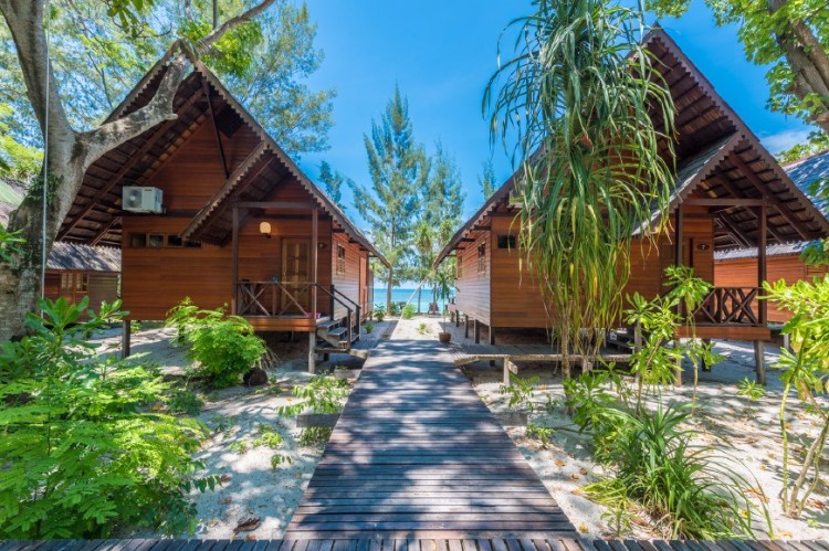 这座小岛只有23个房间，看海龟产卵，就在马来西亚