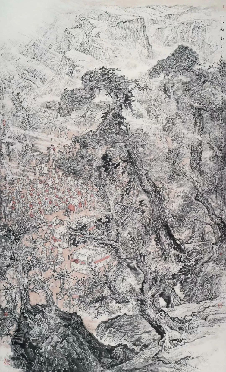 昔日红色苏区 今日投资热土——庆祝中国共产党成立 100 周年美术作品展 昔日红色苏区 今日投资热土——庆祝中国共产党成立 100 周年美术作品展