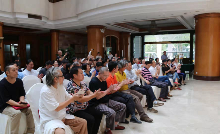 九三学社广东书画院换届会议暨“不忘初心 携手前进”美术作品展在穗举行