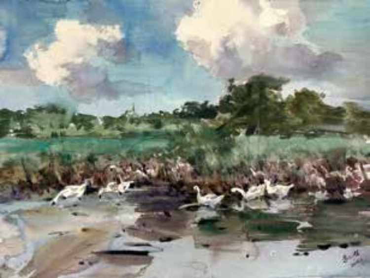 评李小澄的水彩艺术