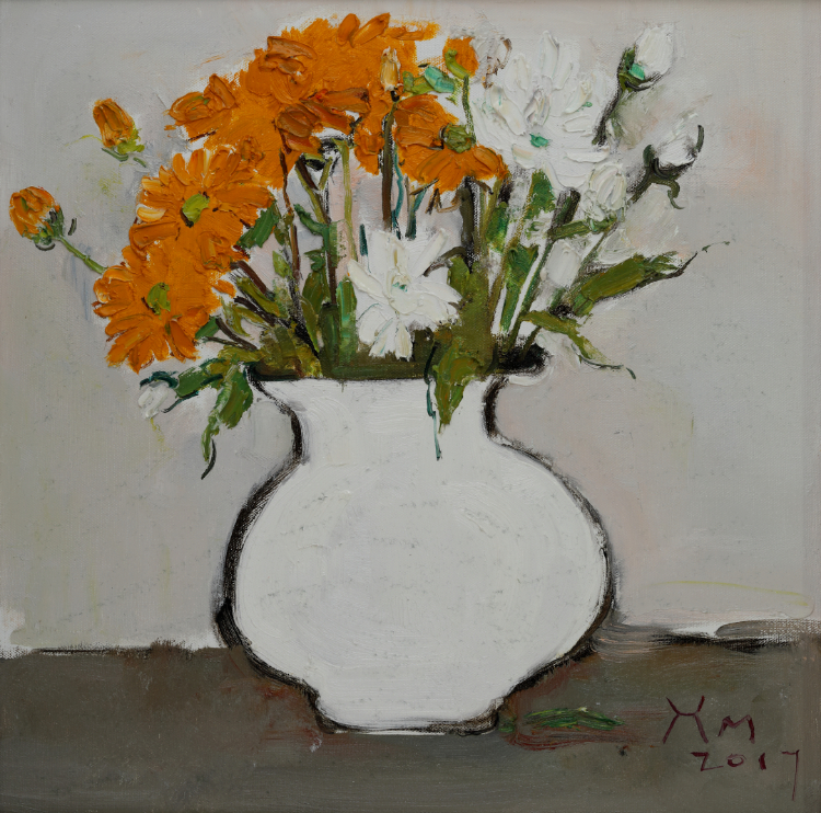 艺·展丨生命如花·孙洪敏油画作品展，展现“花儿”与“女孩”的真情世界