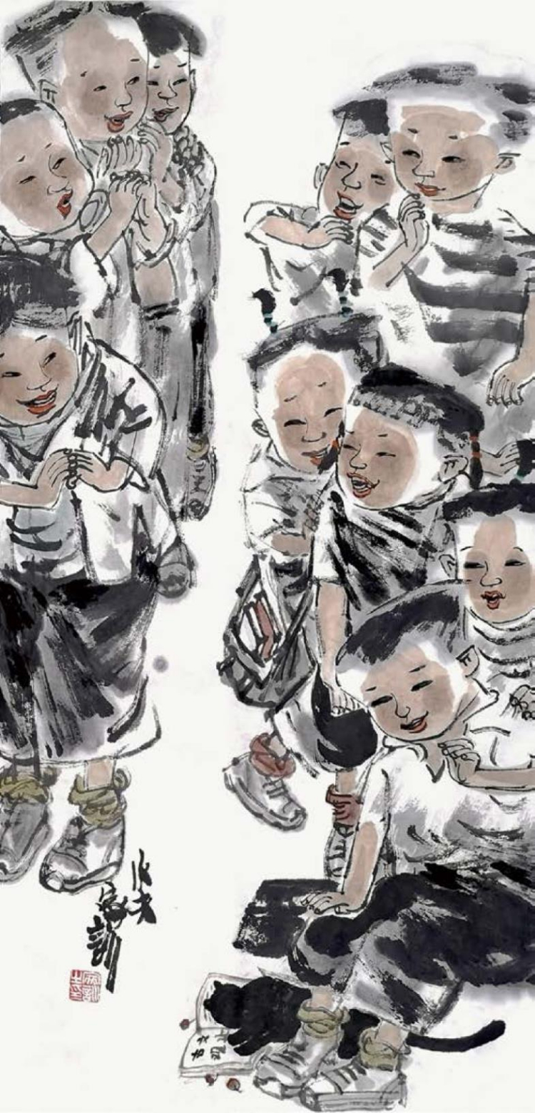 感受王家训中国画的文化智慧和快乐