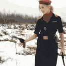 搞笑GIF：马兄，你这个刹车，很溜啊