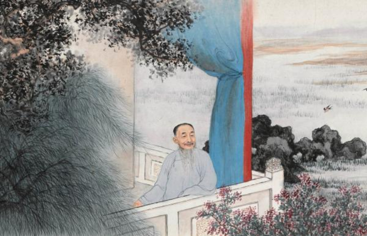 一位装裱师 何以使十余位书画名家合作为他画像