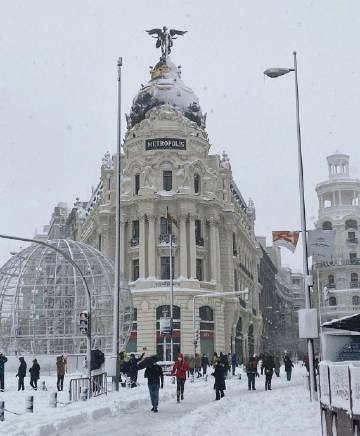 雪中马德里❄️