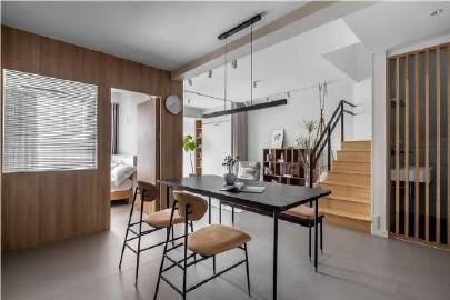 90㎡小复式，自由实用又舒适。 #家居装修#