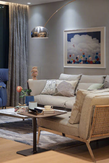 147平现代简约风，精致典雅，温馨舒适。 #家居装修#