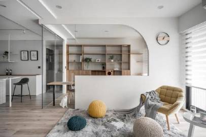 196㎡清新舒适的家~ #家居装修#