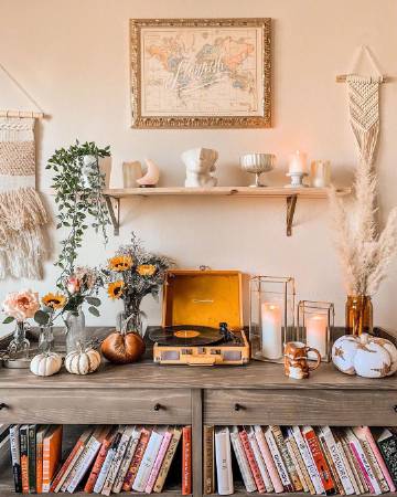 房间里的浓浓秋意