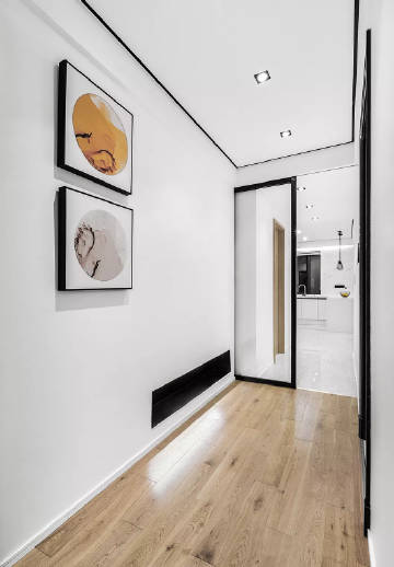 130㎡现代简约   简单而纯粹的留白设计带来极度舒适