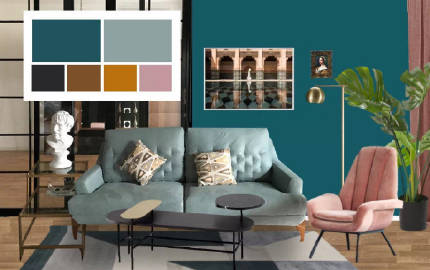 110㎡复古混搭美家~ #装修这件事#