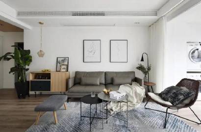 99㎡两居，质感又舒适~ #家居装修#