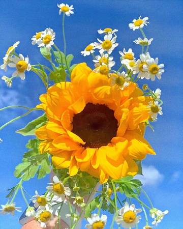 “送你一束花”