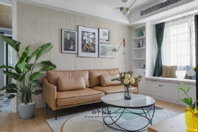 70㎡治愈系北欧二居室 #家居装修#