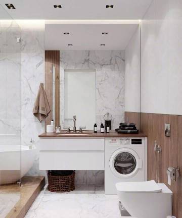 #家居美图# 卫生间美图，各种组合起来太精致了，很温馨