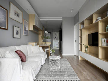 北欧风小家，53㎡改三居！ #装修这件事# #家居装修#