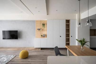 196㎡清新舒适的家~ #家居装修#