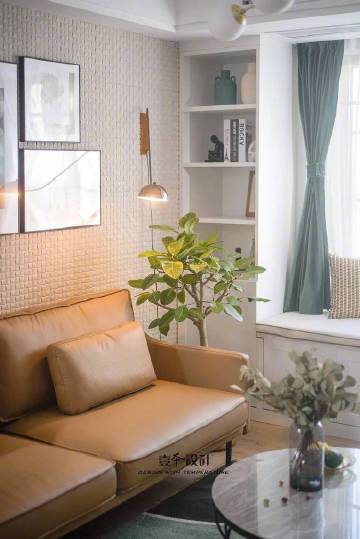 70㎡治愈系北欧二居室 #家居装修#