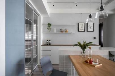 196㎡清新舒适的家~ #家居装修#