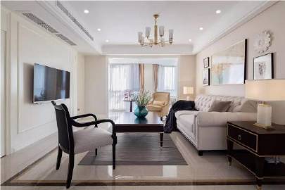 158㎡简约美式 #家居装修#