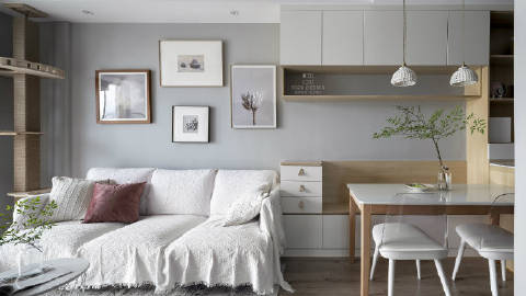 北欧风小家，53㎡改三居！ #装修这件事# #家居装修#