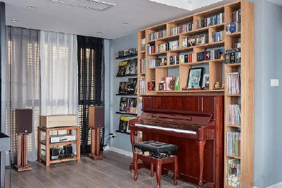 160㎡三口之家，木色打造强大收纳空间。#装修这件事#