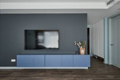 蓝色系北欧风家居 #家居装修#