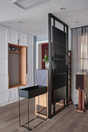 160㎡三口之家，木色打造强大收纳空间。#装修这件事#