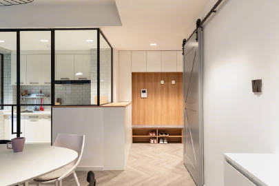 104㎡住一家三代5口，人均20㎡。