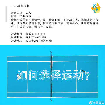 动分很多种，不是任何一种运动都适合自己，选对运动事半功倍