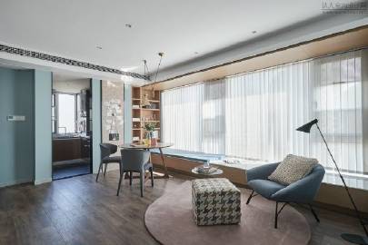 蓝色系北欧风家居 #家居装修#