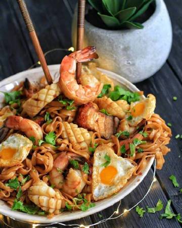 保持着对虾仁面的情有独钟 #不可辜负的美食#