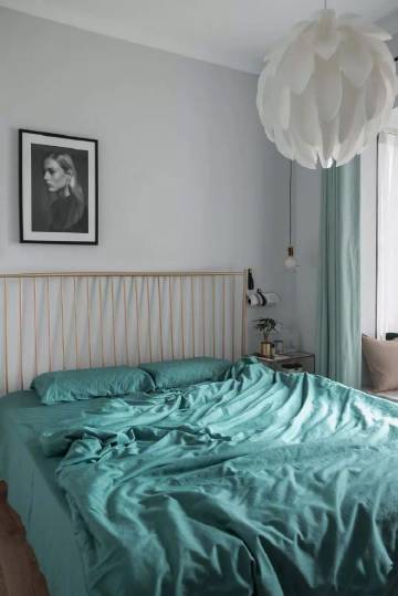 135平北欧风三居室，格调满满~#家居装修#