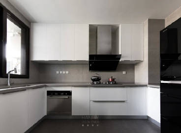 168 ㎡三居，简约大气，稳重质感~ #家居装修#