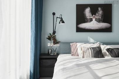 蓝色系北欧风家居 #家居装修#