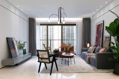 190㎡现代北欧风四居室 #家居装修#