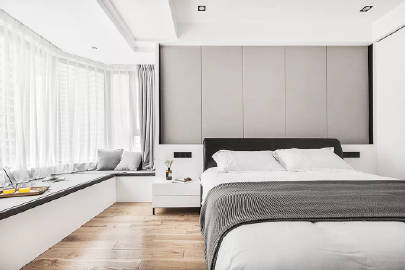 130㎡现代简约   简单而纯粹的留白设计带来极度舒适