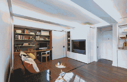 36㎡小公寓，五脏俱全。