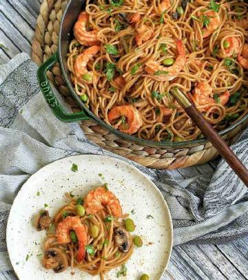 保持着对虾仁面的情有独钟 #不可辜负的美食#