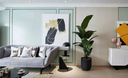 121㎡时尚清新样板间 #装修这件事#