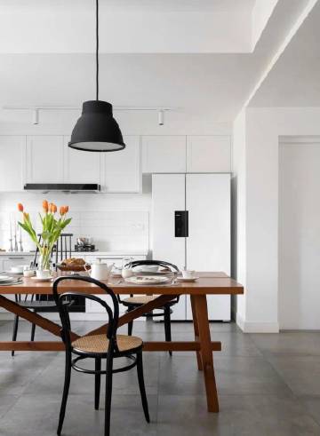 130㎡理想家，中西厨+7.2米超长台面，通透舒适，这才是北欧风！