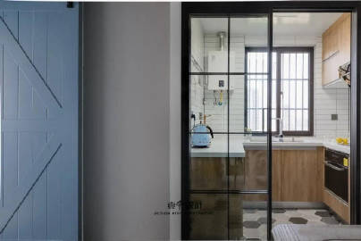 70㎡治愈系北欧二居室 #家居装修#