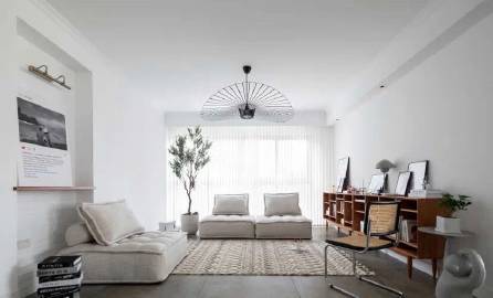 130㎡理想家，中西厨+7.2米超长台面，通透舒适，这才是北欧风！