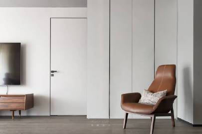 168 ㎡三居，简约大气，稳重质感~ #家居装修#